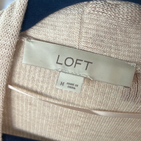 Tan medium loft open sweater - Picture 4 of 4